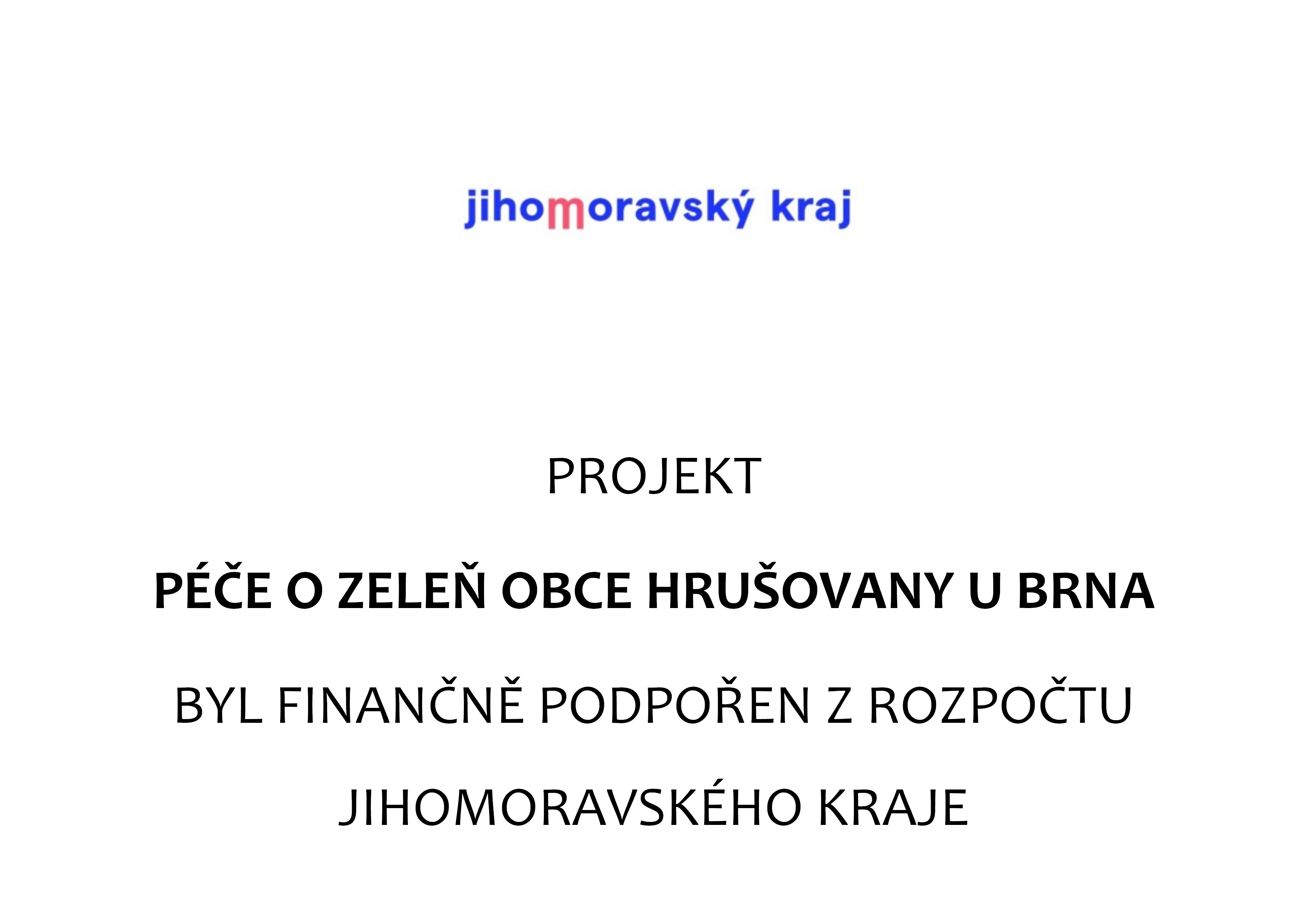 Dotace Jihomoravského kraje