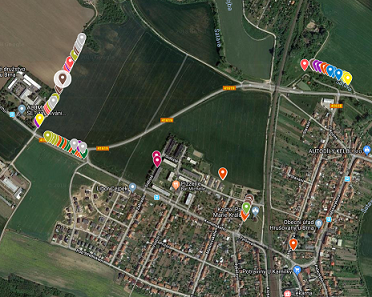 mapa stromů